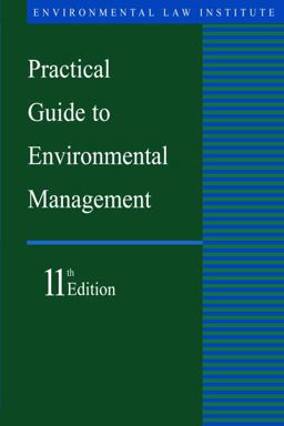Practical Guide to Environmental Management, 11th 11th 9781585761555 Front Cover