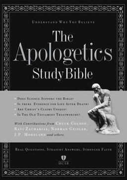 Apologetics Study Bible Understand Why You Believe  9781586400248 Front Cover