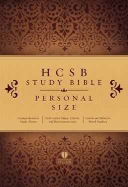 HCSB Study Bible Personal Size, Trade Paper