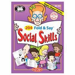 204 Fold and Say Social Skills Bk293  9781586502089 Front Cover