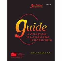 Guide to Analysis of Language Transcripts (3rd Edition) Tpx1704  9781586506995 Front Cover
