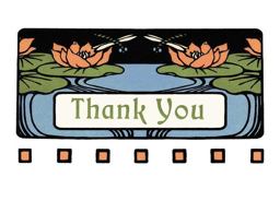 Water Lily Thank You