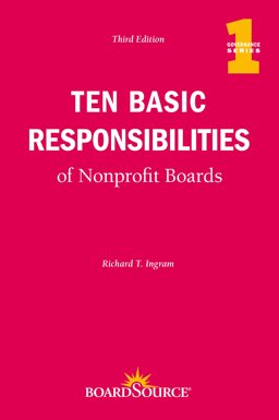 Ten Basic Responsibilities of Nonprofit Boards  9781586861483 Front Cover