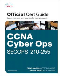 CCNA Cyber Ops SECOPS 210-255 Official Cert Guide  9781587147036 Front Cover