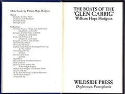 The Boats of the 'Glen Carrig'