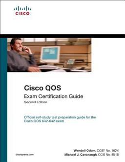 Cisco QOS Exam Certification Guide Official Self-Study Test Preparation Guide for the Cisco QOS 642-642 Exam 2nd 9781587201240 Front Cover