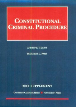2000 Supplement to Constitutional Criminal Procedure