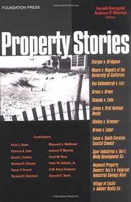 Property Stories  9781587785047 Front Cover