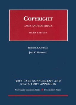 2003 and Statutory Appendix to Copyright