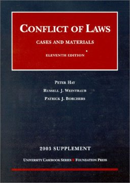 2003 to Conflicts of Law