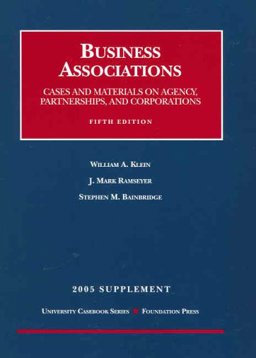 Business Associations, 2005 Case Supplement