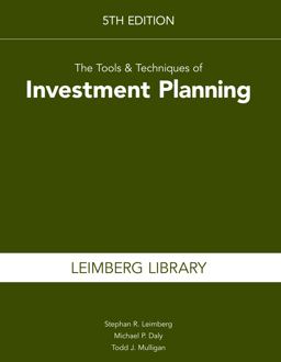 The Tools and Techniques of Investment Planning, 5th Edition