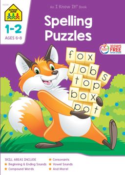Spelling Puzzles 1-2  9781589473355 Front Cover
