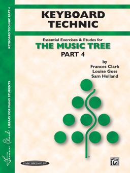 Music Tree Keyboard Technic Part 4  9781589510081 Front Cover