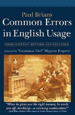 Common Errors in English Usage:  9781590282632 Front Cover