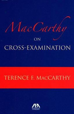 MacCarthy on Cross-Examination  9781590318867 Front Cover