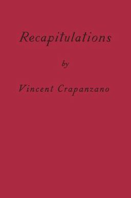 Recapitulations A Memoir  9781590518380 Front Cover