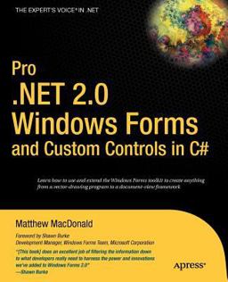 Pro . Net 2. 0 Windows Forms and Custom Controls in C#  9781590594391 Front Cover