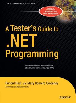 Tester's Guide to . Net Programming  9781590596005 Front Cover