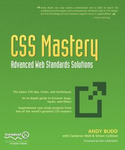 CSS Mastery Advanced Web Standards Solutions  9781590596142 Front Cover