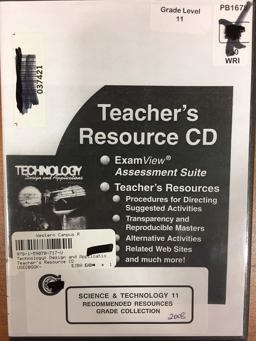 Technology Design and Applications Teacher's Resource CD