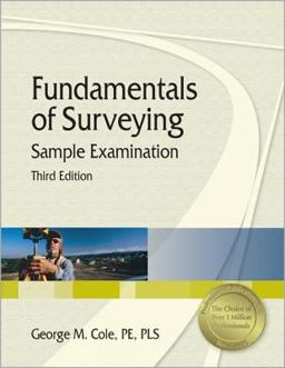 Principles and Practice of Land Surveying Sample Examination 3rd 9781591260462 Front Cover
