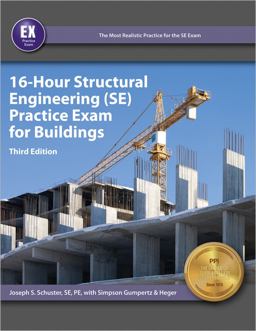 16-hour Structural Engineering Practice Exam for Buildings:  9781591264910 Front Cover