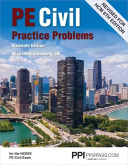 PPI PE Civil Practice Problems, 16th Edition - Comprehensive Practice for the NCEES PE Civil Exam 16th 9781591265726 Front Cover