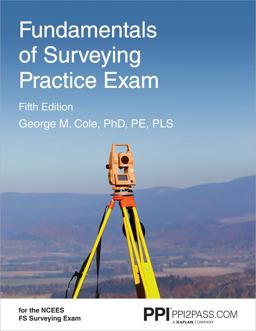 Fundamentals of Surveying Practice Exam:  9781591266549 Front Cover