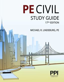 PPI PE Civil Study Guide, 17th Edition PPI PE Civil Study Guide, 17th Edition