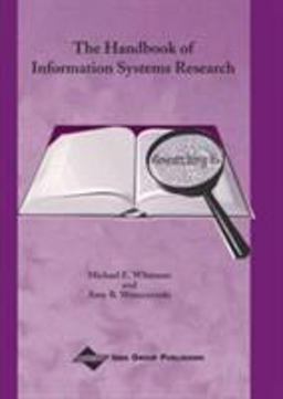 Handbook of Information Systems Research  9781591401445 Front Cover