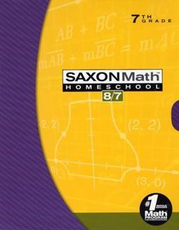 Saxon Math 8/7 Homeschool