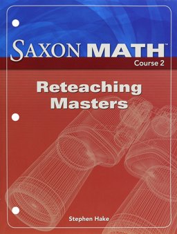 Saxon Math Course 2 Saxon Math Course 2