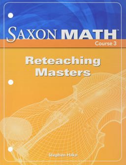 Reteaching Masters, Grade 8 Reteaching Masters, Grade 8