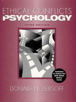 Ethical Conflicts in Psychology 3rd 9781591470502 Front Cover