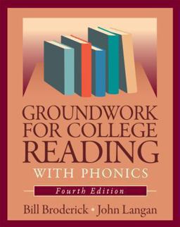 Groundwork for College Reading with Phonics