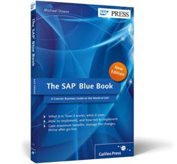 SAP Blue Book A Concise Business Guide to the World of SAP  9781592294121 Front Cover