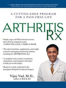 Arthritis RX A Cutting-Edge Program for a Pain-Free Life  9781592402748 Front Cover