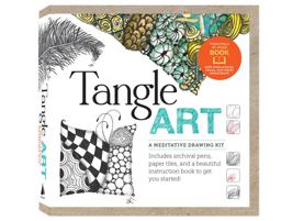 Tangle Art A Meditative Drawing Kit  9781592538898 Front Cover