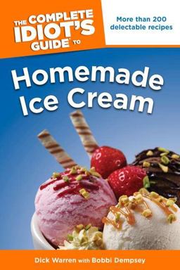 Complete Idiot's Guide to Homemade Ice Cream  9781592574841 Front Cover