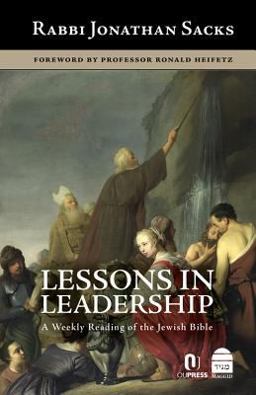 Lessons in Leadership A Weekly Reading of the Jewish Bible  9781592644322 Front Cover