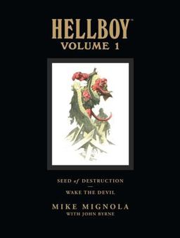 Hellboy Library Volume 1: Seed of Destruction and Wake the Devil  9781593079109 Front Cover