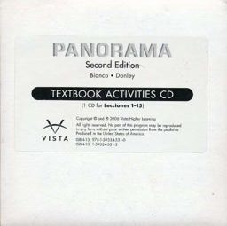 Panorama 2/e Textbook Activity CD