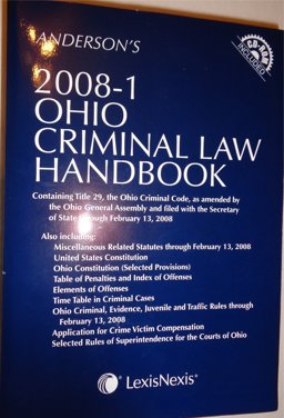Ohio Criminal Law Handbook 2008-1