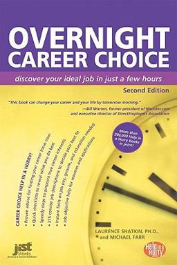 Overnight Career Choice Discover Your Ideal Job in Just a Few Hours 2nd 9781593578107 Front Cover
