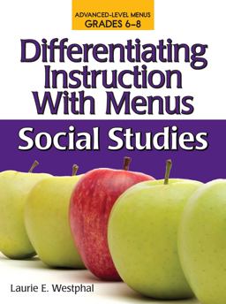 Differentiating Instruction with Menus - Social Studies  9781593633691 Front Cover