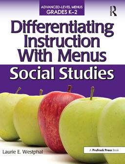 Differentiating Instruction with Menus K-2 - Social Studies  9781593634940 Front Cover