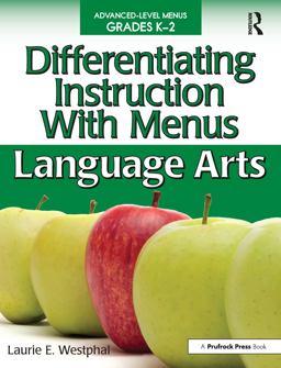 Differentiating Instruction with Menus - Language Arts, Grades K-2  9781593634957 Front Cover