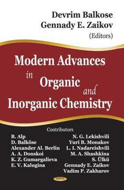 Modern Advances in Organic and Inorganic Chemistry