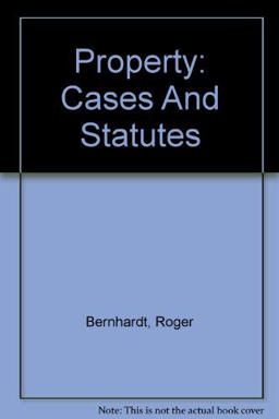 Property Cases and Statutes  9781594601163 Front Cover